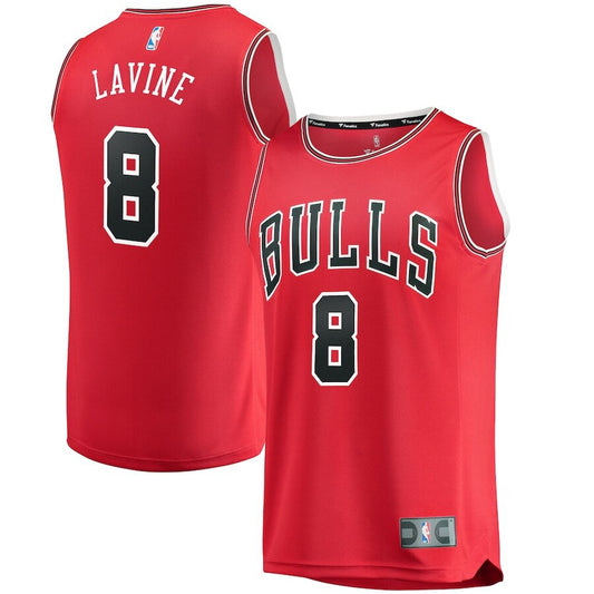 Men's Chicago Bulls Zach LaVine Red Jersey
