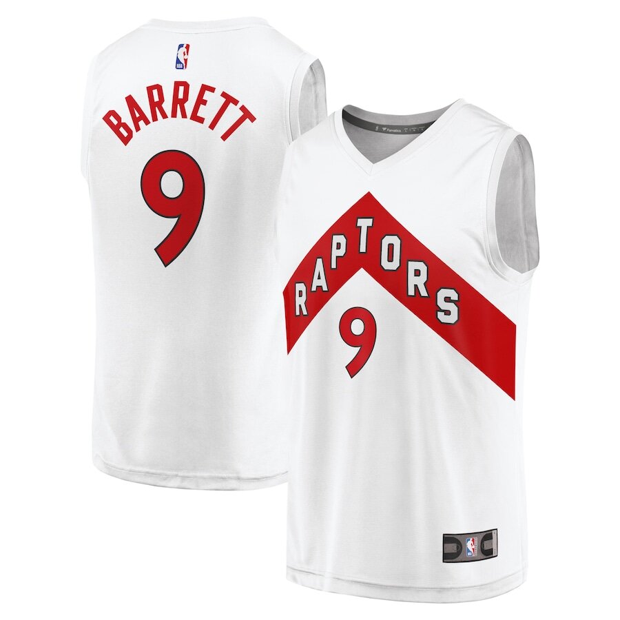 Men's Toronto Raptors RJ Barrett White Jersey