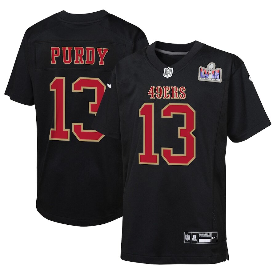 Men's San Francisco 49ers Brock Purdy Black Jersey