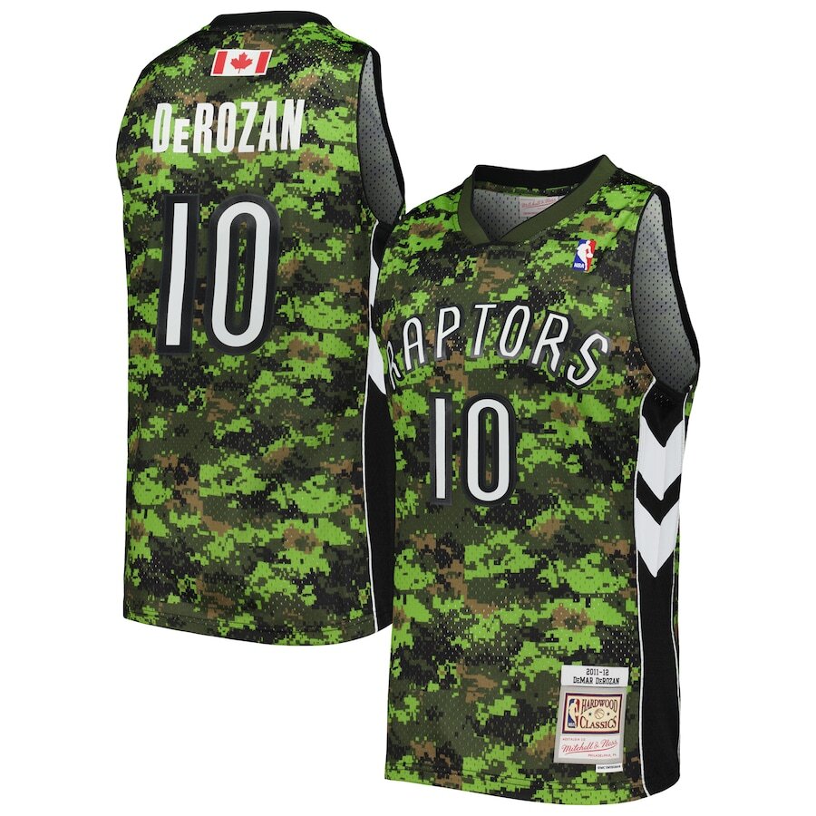 Men's Toronto Raptors DeMar DeRozan Camo Jersey