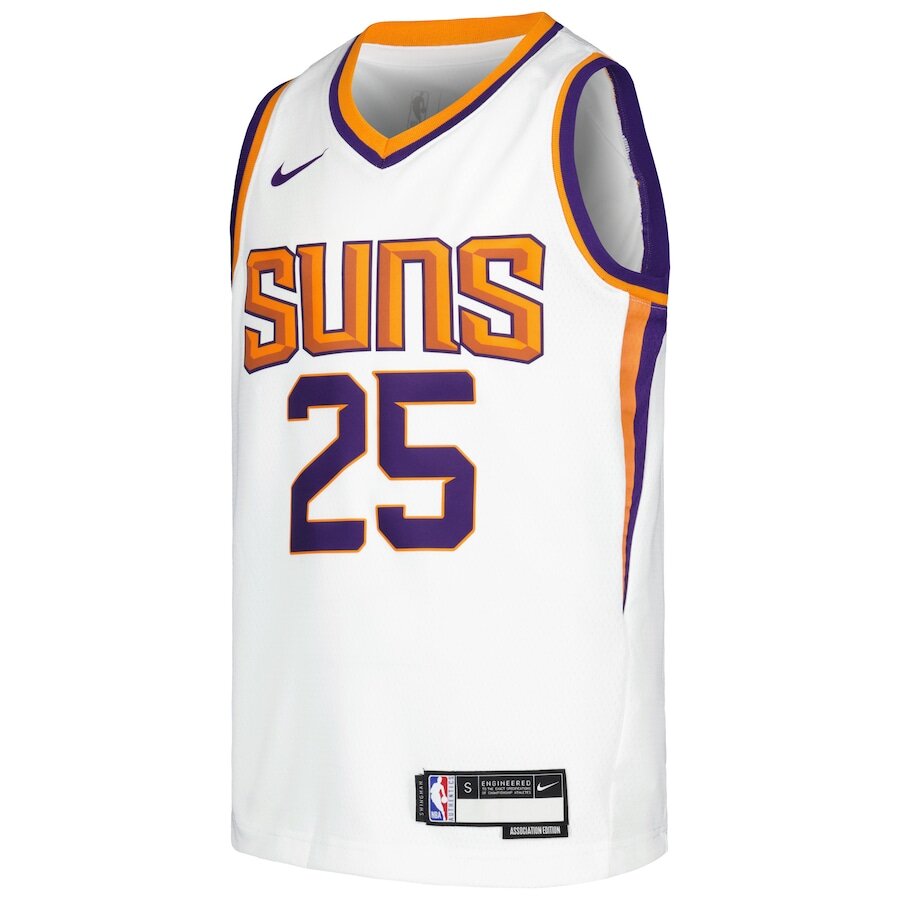 Men's Phoenix Suns Mikal Bridges White Jersey