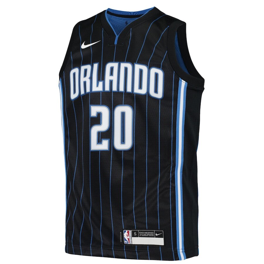 Men's Orlando Magic Markelle Fultz Black Jersey