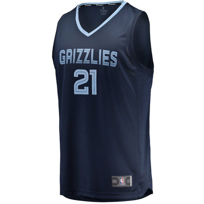 Men's Memphis Grizzlies Tyus Jones Navy Jersey