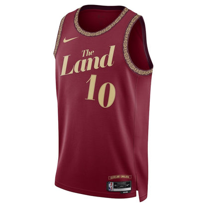 Men's Cleveland Cavaliers Darius Garland Wine Jersey