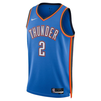 Men's Oklahoma City Thunder Shai Gilgeous-Alexander Blue Jersey