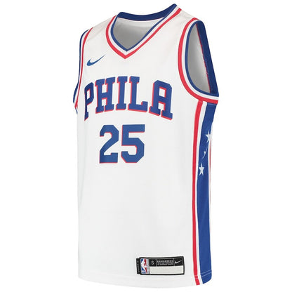 Men's Philadelphia 76ers Ben Simmons White Jersey