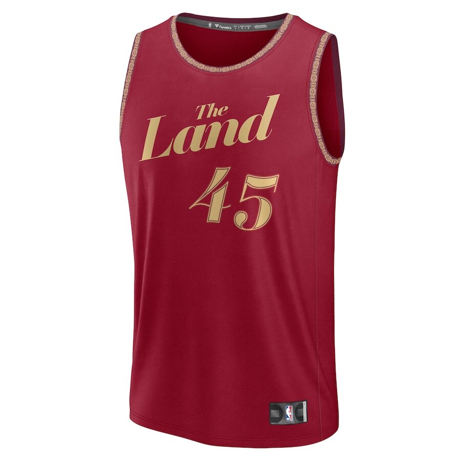 Men's Cleveland Cavaliers Donovan Mitchell Wine Jersey