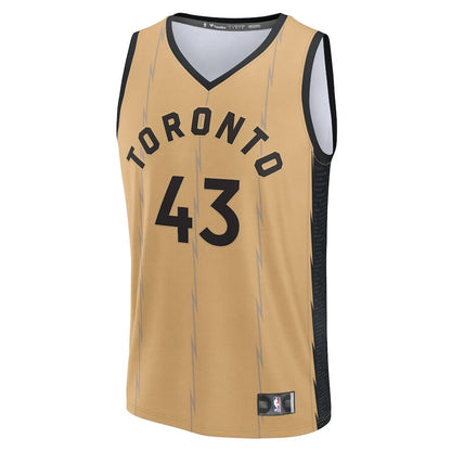 Men's Toronto Raptors Pascal Siakam Gold Jersey