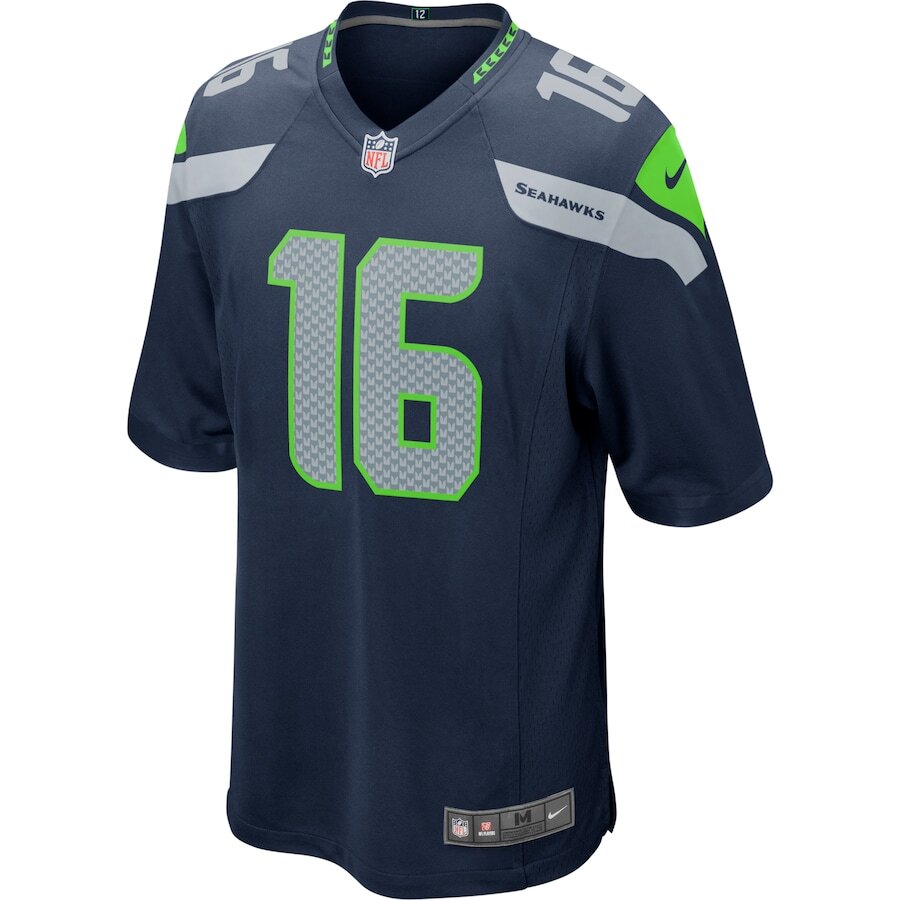 Men's Seattle Seahawks Tyler Lockett Navy Jersey