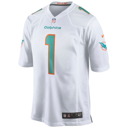 Men's Miami Dolphins Tua Tagovailoa White Jersey