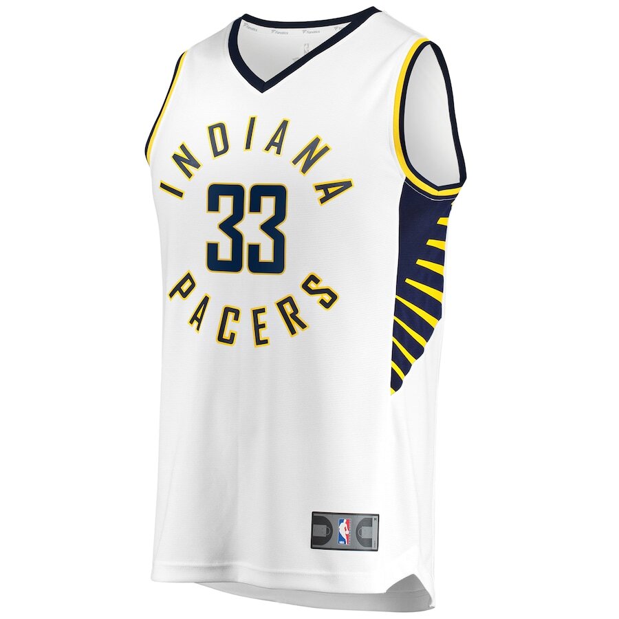 Men's Indiana Pacers Myles Turner White Jersey