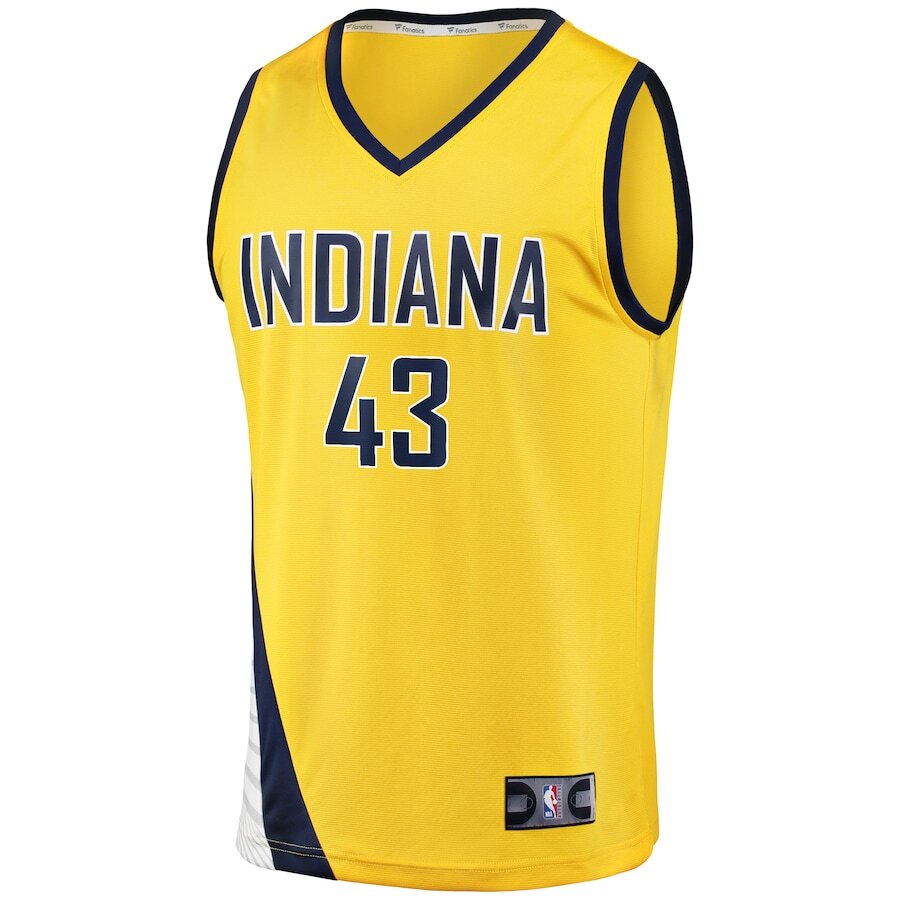 Men's Indiana Pacers Pascal Siakam Gold Jersey