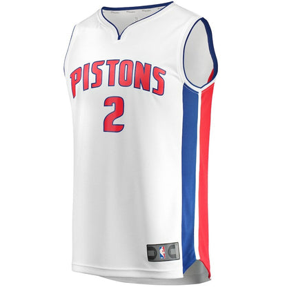 Men's Detroit Pistons Cade Cunningham White Jersey