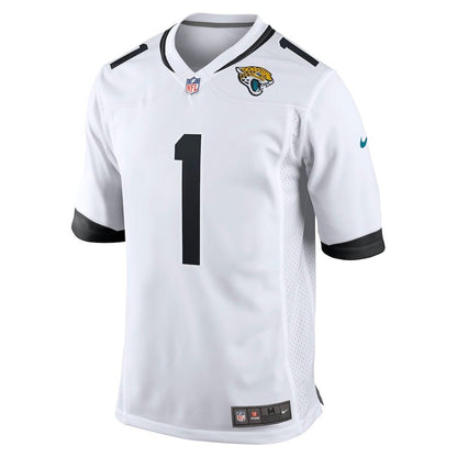 Men's Jacksonville Jaguars Travis Etienne White Jersey