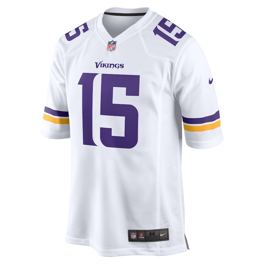 Men's Minnesota Vikings Joshua Dobbs White Jersey