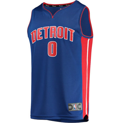 Men's Detroit Pistons Jalen Duren Blue Jersey