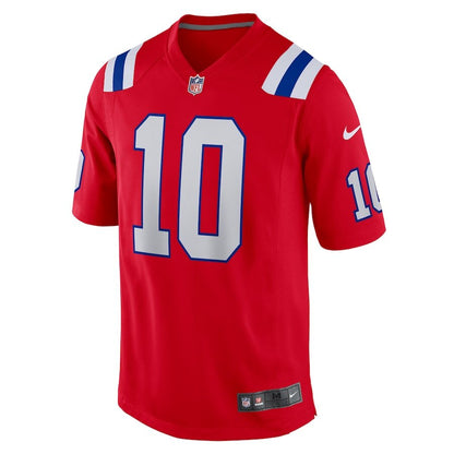 Men's New England Patriots Mac Jones Red Jersey