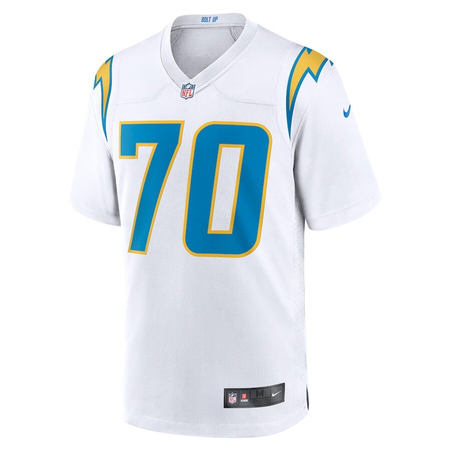 Men's Los Angeles Chargers Rashawn Slater White Jersey