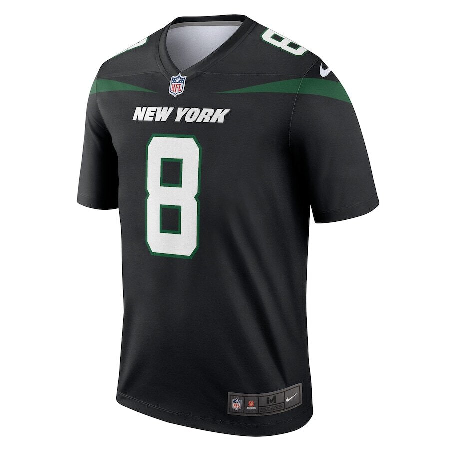 Men's New York Jets Aaron Rodgers Black Jersey