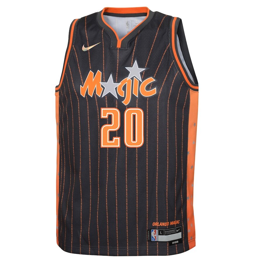 Men's Orlando Magic Markelle Fultz Anthracite Jersey