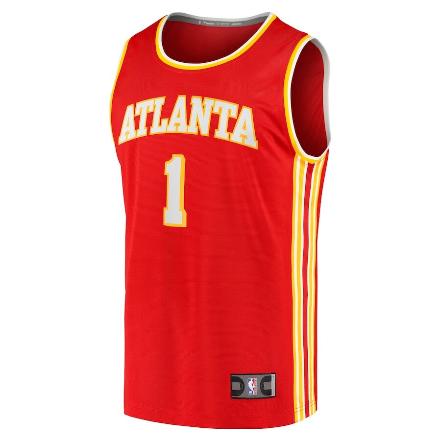 Men's Atlanta Hawks Jalen Johnson Red Jersey