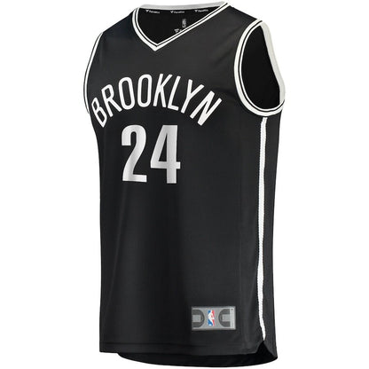 Men's Brooklyn Nets Cam Thomas Black Jersey