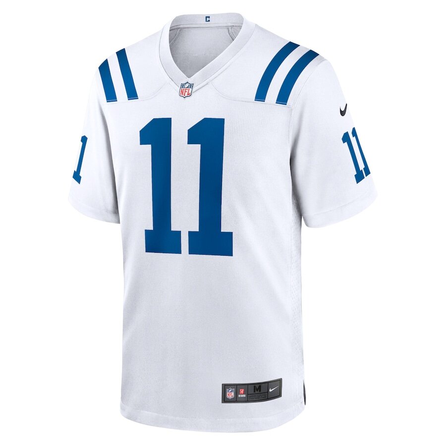 Men's Indianapolis Colts Michael Pittman Jr. White Jersey.