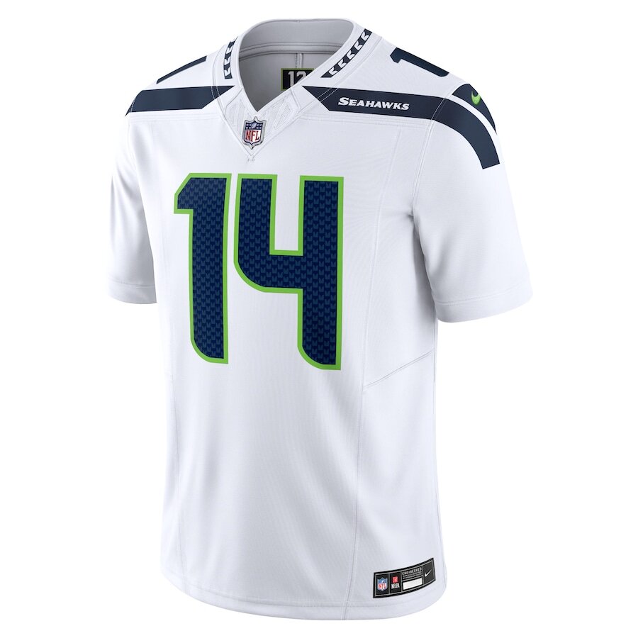 Men's Seattle Seahawks DK Metcalf White Jersey