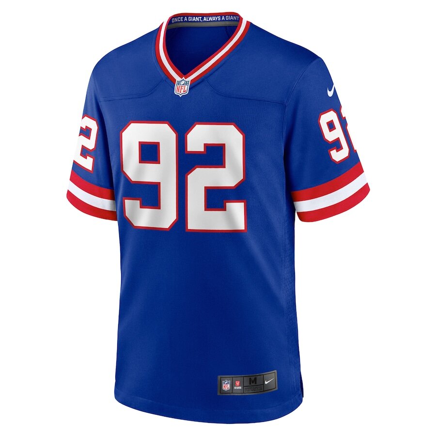 Men's New York Giants Michael Strahan Royal Jersey