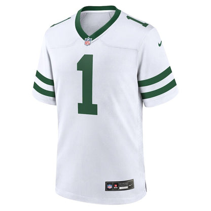 Men's New York Jets Ahmad Sauce Gardner White Jersey