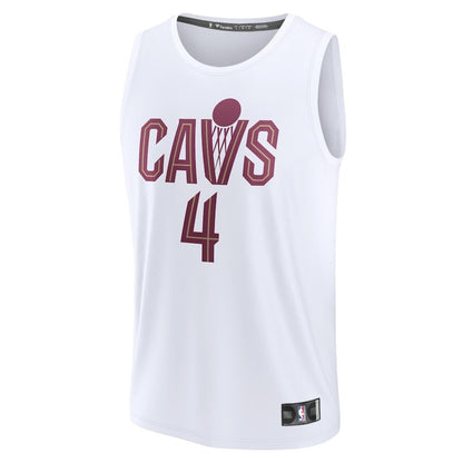 Men's Cleveland Cavaliers Evan Mobley White Jersey