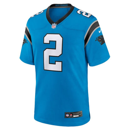 Men's Carolina Panthers D.J. Moore Blue Alternate Jersey