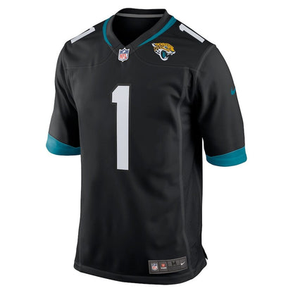 Men's Jacksonville Jaguars Travis Etienne Black Jersey