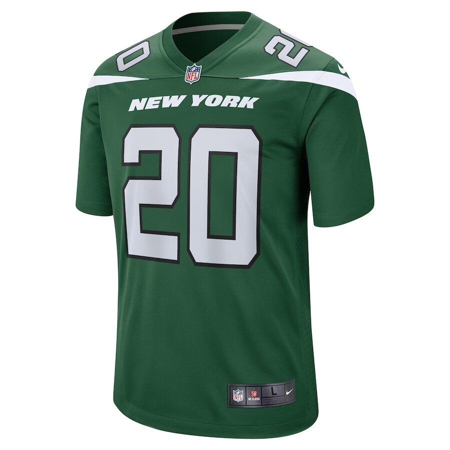 Men's New York Jets Breece Hall Green Jersey