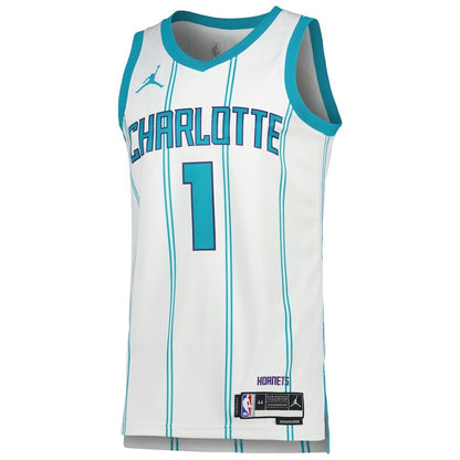 Men's Charlotte Hornets LaMelo Ball White Jersey