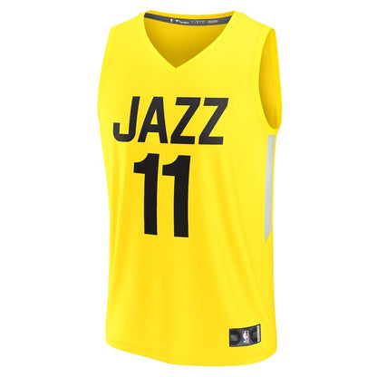 Men's Utah Jazz Mike Conley Yellow Jersey