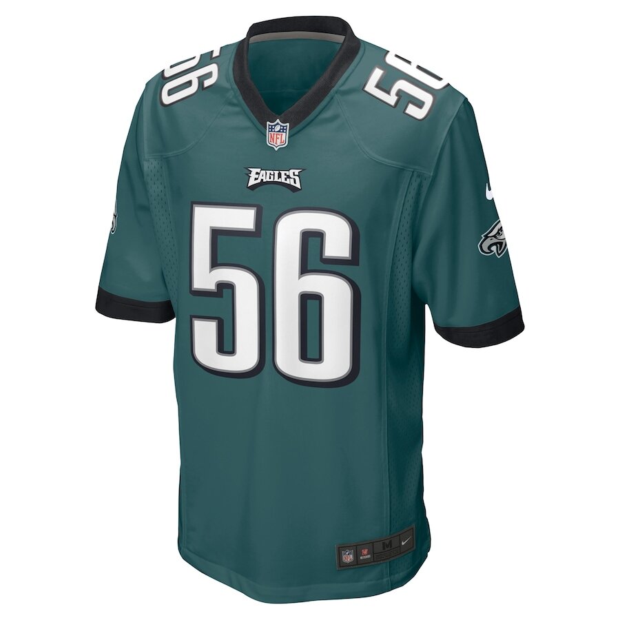 Men's Philadelphia Eagles Tyler Steen Midnight Green Jersey