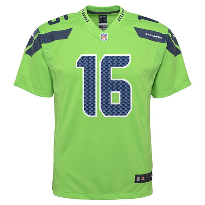 Men's Seattle Seahawks Tyler Lockett Neon Green Jersey