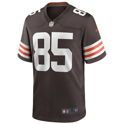 Men's Cleveland Browns David Njoku Brown Jersey