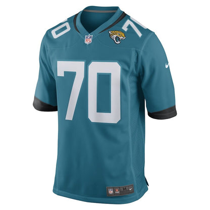 Men's Jacksonville Jaguars Cole Van Lanen Teal Jersey