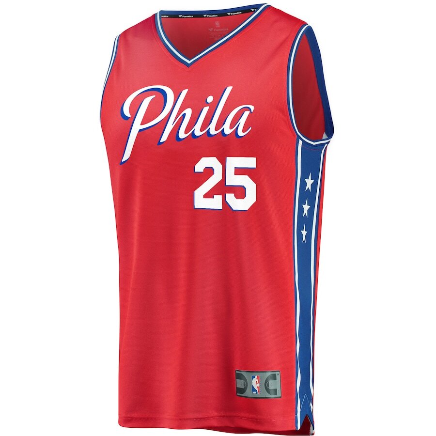 Men's Philadelphia 76ers Ben Simmons Red Jersey