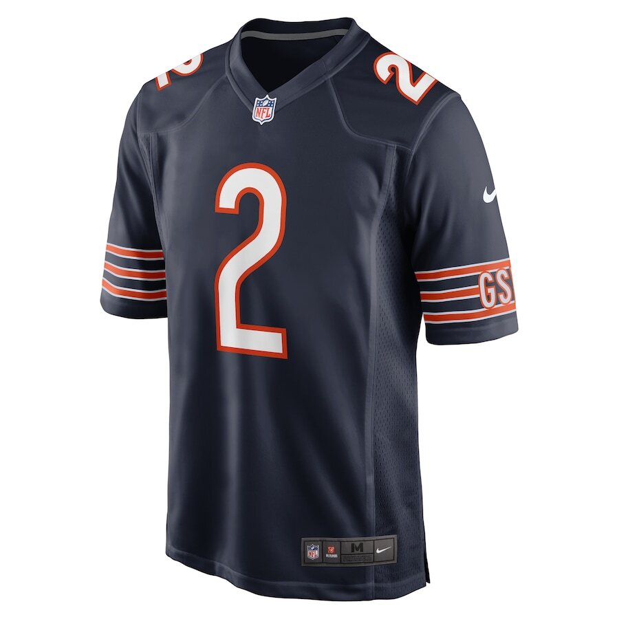 Men's Chicago Bears D.J. Moore Navy Jersey