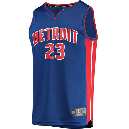 Men's Detroit Pistons Jaden Ivey Blue Jersey