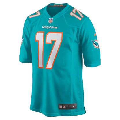 Men's Miami Dolphins Jaylen Waddle Aqua Jersey