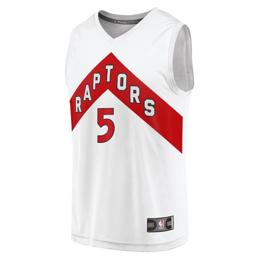 Men's Toronto Raptors Immanuel Quickley White Jersey