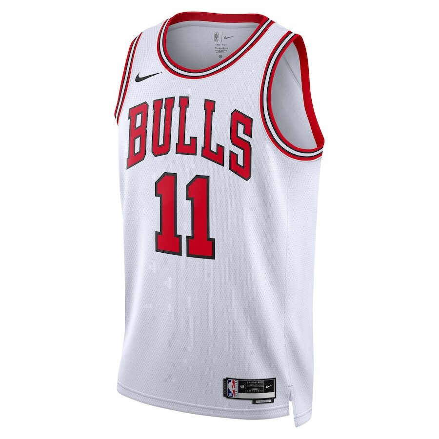 Men's Chicago Bulls DeMar DeRozan White Jersey