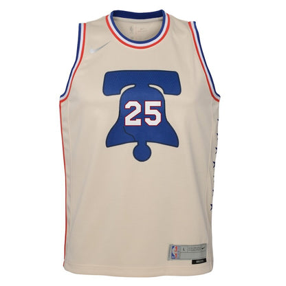 Men's Philadelphia 76ers Ben Simmons Cream Jersey