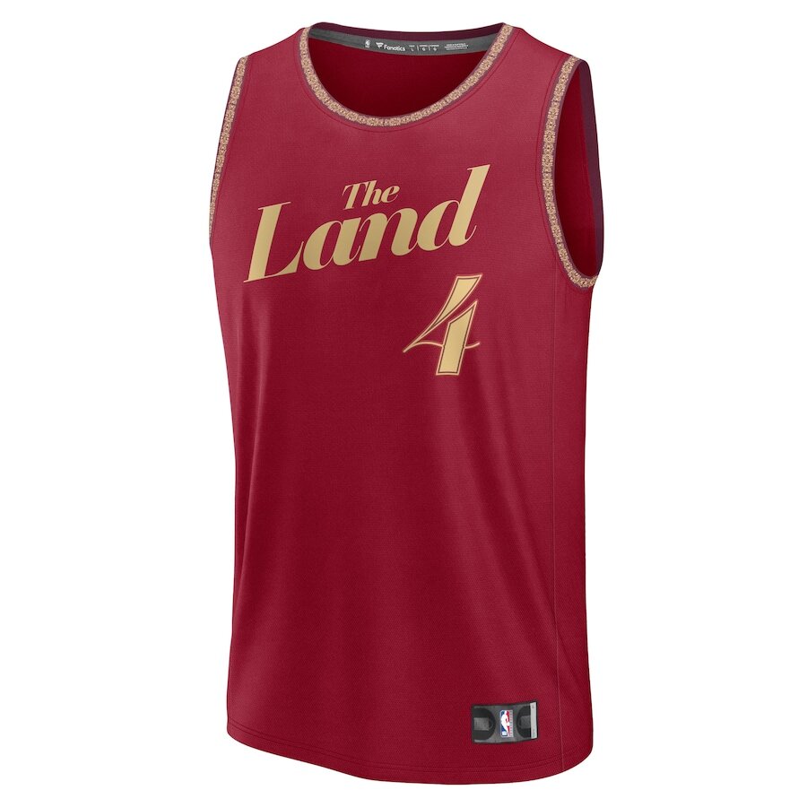 Men's Cleveland Cavaliers Evan Mobley Wine Jersey