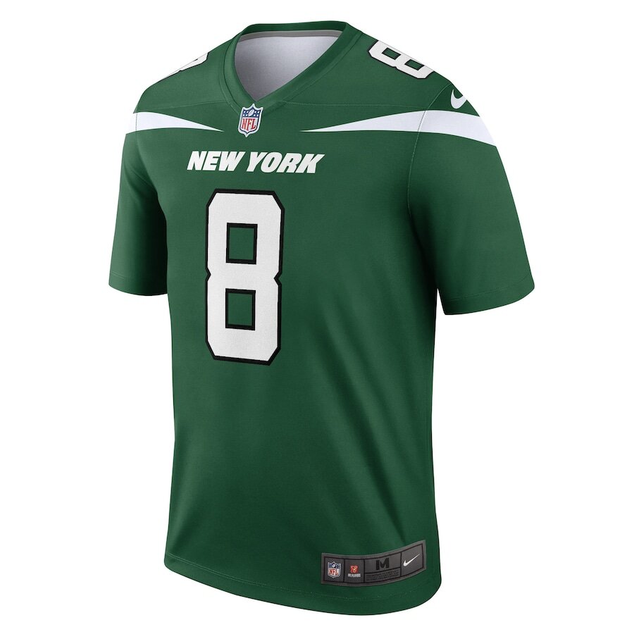 Men's New York Jets Aaron Rodgers Gotham Green Jersey