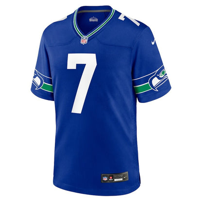 Men's Seattle Seahawks Geno Smith Royal Jersey